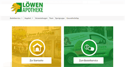 Desktop Screenshot of loewen-apotheke-lippstadt.de